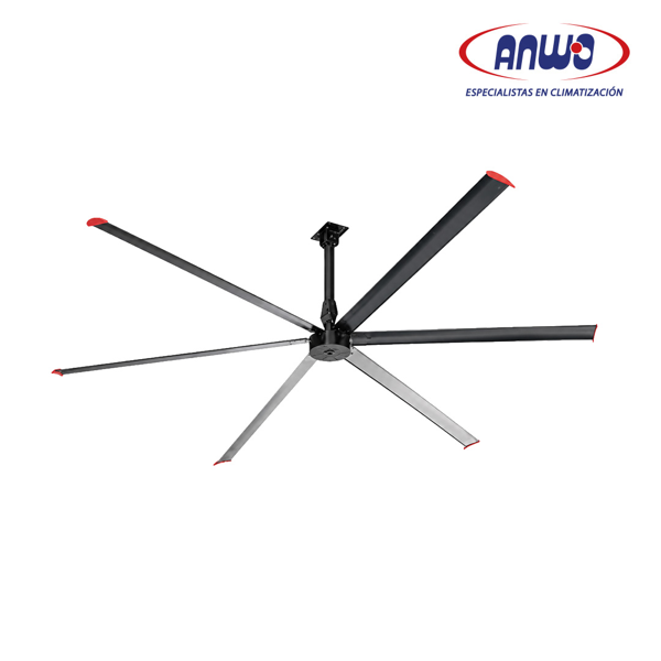VENTILADOR HVLS 6 ASPAS 7.3M