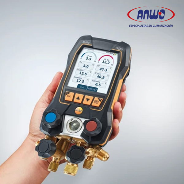 TESTO 558s - MANIFOLD SMART CON SENSORES INALAMBRICOS DE TEMPERATURA ,VACIO Y MANGUERAS