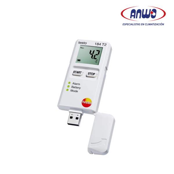 TESTO 184 T2 - DATALOGGER TRANSPORTE DESECHABLE - 150 DIAS