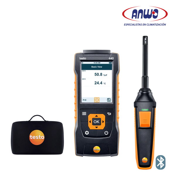 TESTO 440 - SET DE HUMEDAD CON BT