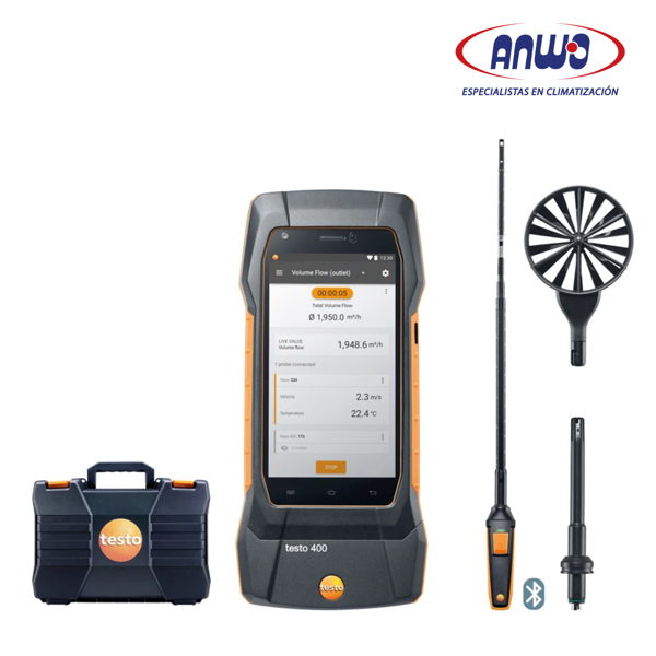 TESTO 400 - KIT MEDICION DE CAUDAL MOLINETE
