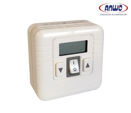 TERMOSTATO AMBIENTAL DE CALEFACCION SIMPLE ANWO ATS-PANTALLA DIGITAL / INTERRUPTOR ON-OFF