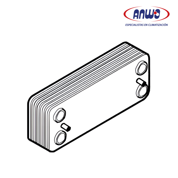INTERCAMBIADOR A/A FOURTECH - 10 PLACAS