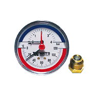  TERMOMANÓMETRO T D.80 0-120ºC 0-4BAR 1/2    
