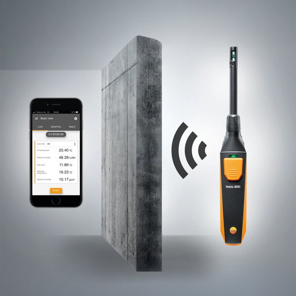 TERMOHIGROMETRO SMART TESTO 605I