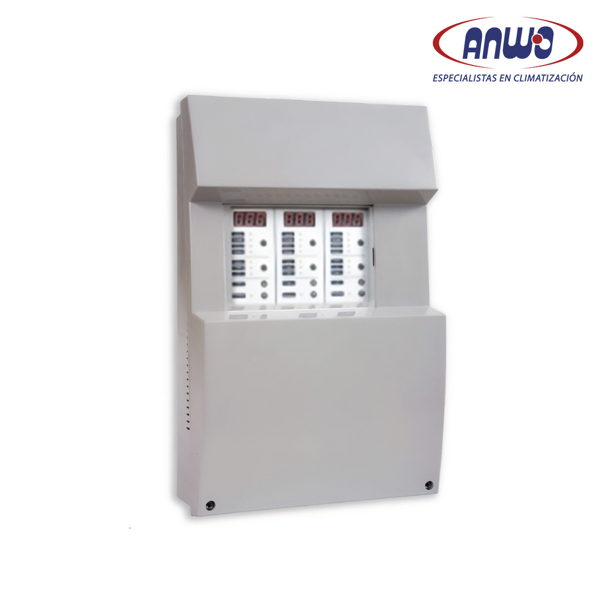 CENTRALITA CONTROL MONOXIDO CARBONO PARA 2 ZONA CON MAX DE 32 SENSORES POR ZONA