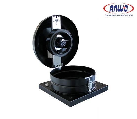 TEJADO CENTRIFUGO BAJO NIVEL SONORO DESCARGA LATERAL VERSION PARA BASE MOTOR 220V