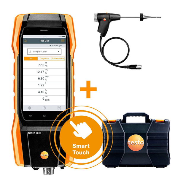 ANALIZADOR DE COMBUSTION TESTO 300 (SIN IMPRESORA). SET 2
