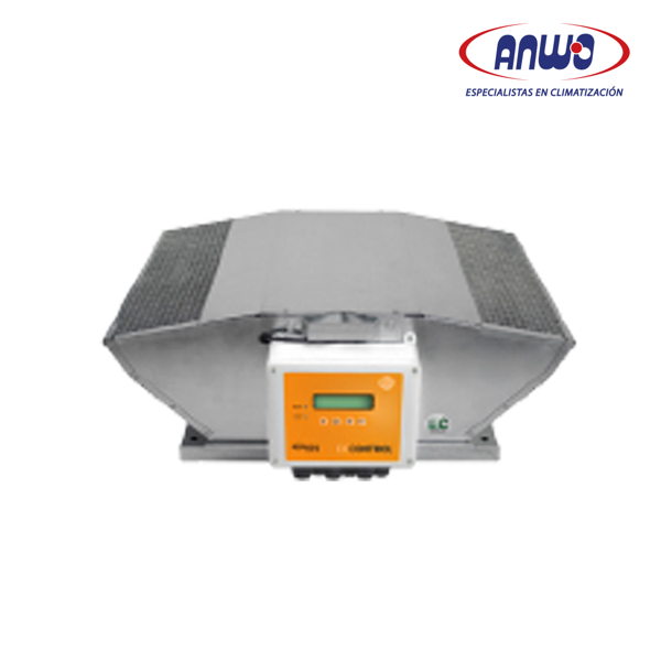 EXTRACTOR DE TECHO CENTRIFUGO CON CONTROL DE PRESION 3364M3H MOTOR EC 220V 0,50KW