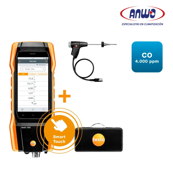 ANALIZADOR DE COMBUSTION TESTO 300. SET 1