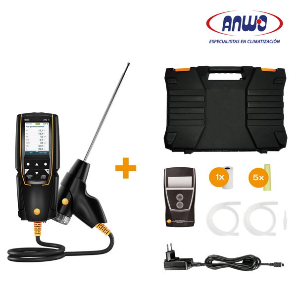 NUEVO ANALIZADOR DE COMBUSTION TESTO 310 II SET (CON IMPRESORA)