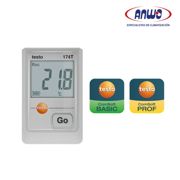 TESTO 174 T - DATALOGGER DE TEMPERATURA CON CONEXIÓN USB C