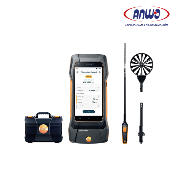 SET MULTIPARAMENTO DE CLIMA TESTO 400 - SET MOLINETE 16 MM