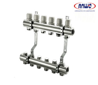  KIT COLECTOR CROMADO 1   HI-HI 2 VIAS EUROKONO 20  