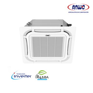 AIRE ACONDICIONADO SPLIT CASSETTE 8 VIAS 24.000 BTUH INVERTER R410A N2