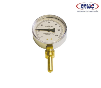 TERMOMETRO D.80 RADIAL 0/120ºC