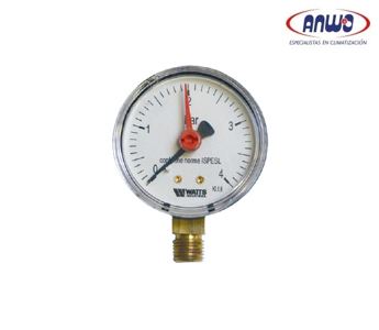  MANOMETRO D.63 1/4   0-16 BAR  