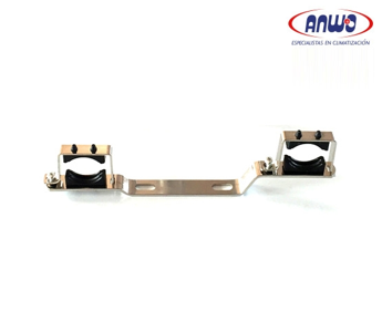 SOPORTE CROMADO COLECTORES POR UNIDAD