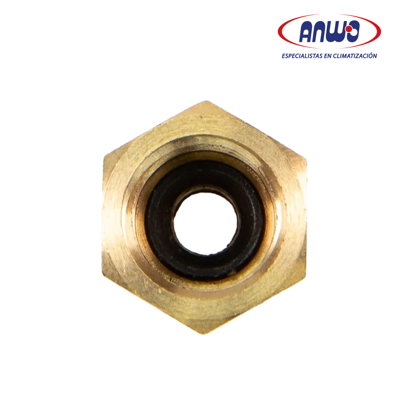 ADAPTADOR MANGUERAS REFRIGERACION 5/16 A 1/4 SAE