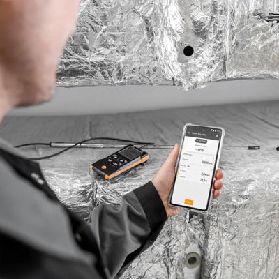 ANEMOMETRO HILO CALIENTE TESTO 425 CON CONEXIÓN APP