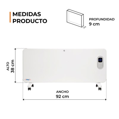 PANEL ELÉCTRICO ANWO HOM2000PWF 2000W C/WIFI