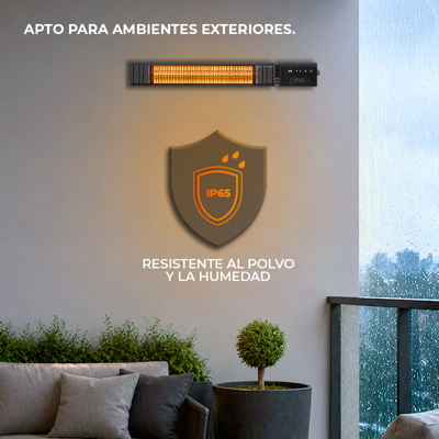 CALEFACTOR DE TERRAZA MURO 2000 WATTS CON WIFI T17-GR20B