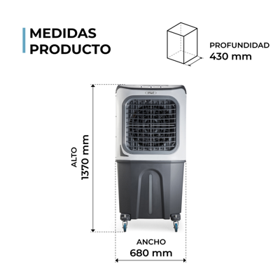 ENFRIADOR EVAPORATIVO PORTATIL COMERCIAL 5.500MCH