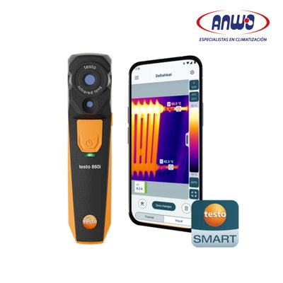 CAMARA TERMOGRAFICA TESTO 860i PARA TELEFONO (RESOLUCION 256 x 192 PIXELES)