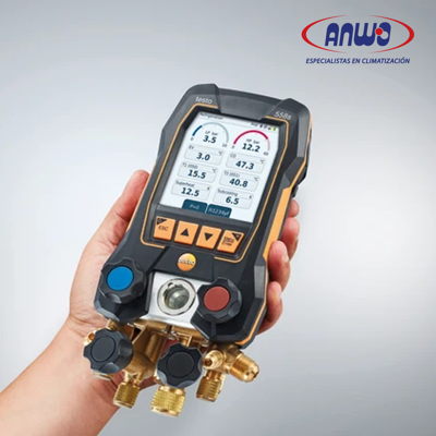TESTO 558s - MANIFOLD SMART CON SENSORES INALAMBRICOS DE TEMPERATURA ,VACIO Y MANGUERAS