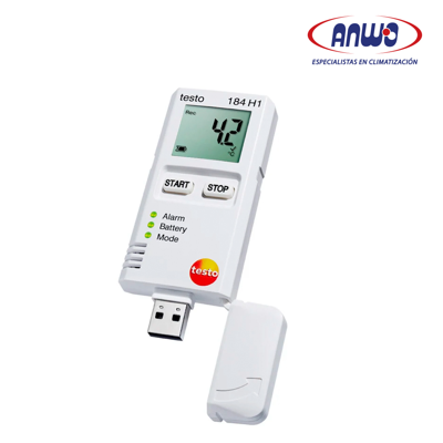 TESTO 184 H1 - DATALOGGER DE TRANSPORTE - TEMP Y HUM - REUTILIZABLE