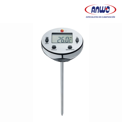 MINI-TERMOMETRO DE METAL RESISTENTE AL AGUA IP 67