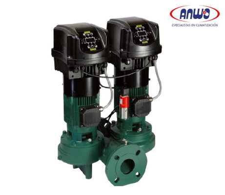 BOMBA DAB RECIRCULADORA GEMELA EN LINEA ELECTRONICA CON FLANGES DKLME 50-600 M MCE11/C