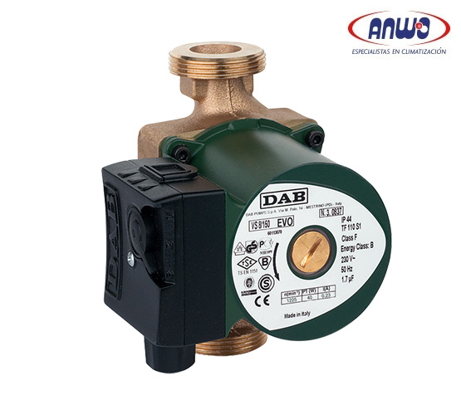 KIT BOMBA DAB CIRCULADORA ROTOR HUMEDO VS 35/150 UNION BRONCE 1 220V