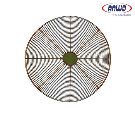 REJILLA DE PROTECCION PARA LA IMPULSION DE VENTILADORES HELICOIDALES