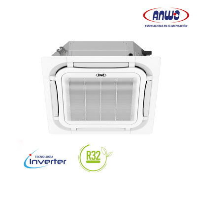 AIRE ACONDICIONADO SPLIT CASSETTE 8 VIAS 24.000 BTUH INVERTER R32