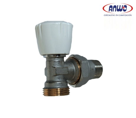 VALVULA RADIADOR ANG. DOBLE REG. 1/2 PEX 16 EUROKONO