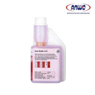 BUFFER PH - 4.01 (250 ml) - INCL CERTIFICADO DE CALIBRACION DAkkS