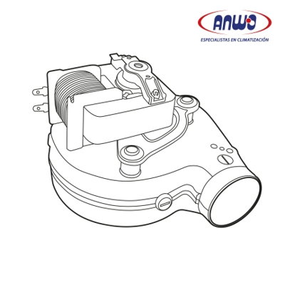 VENTILADOR MAINFOUR/FOURTECH 1 VEL.57W MVL