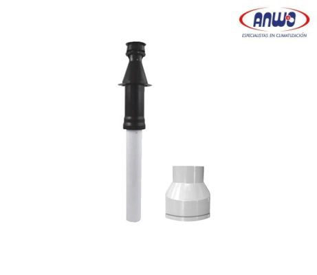 KIT CHIMENEA VERTICAL COAXIAL 60/100 DUOTEC