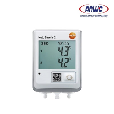 DATALOGGER WIFI 2 CANALES EXTERNOS NTC SAVERIS 2-T2