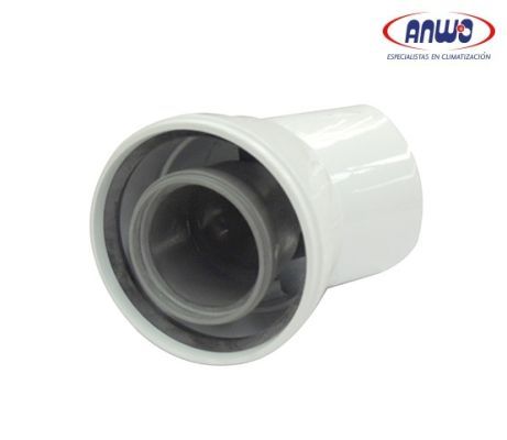 CODO 45° DIAM. 60/100 CALEFÓN CONDENSACION