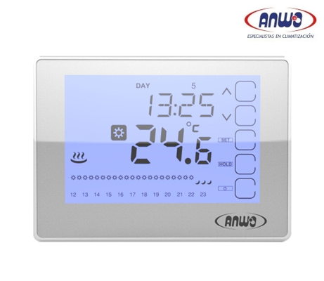 TERMOSTATO AMBIENTAL DE CALEFACCION PROGRAMABLE ANWO ATP-TOUCH