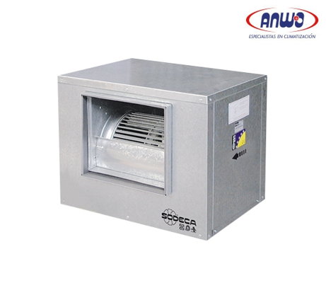 CENTRIFUGO DWDI EN CABINA ALABE CURVADO HACIA DELANTE MOTOR DIRECTO 220V 6POLOS QMAX 4900M3H