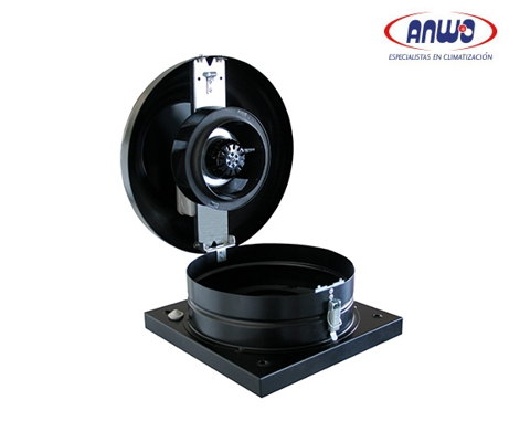 TEJADO CENTRIFUGO BAJO NIVEL SONORO DESCARGA LATERAL VERSION PARA BASE MOTOR 220V