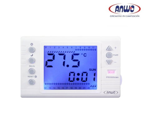 TERMOSTATO AMBIENTAL DE CALEFACCION PROGRAMABLE ANWO ATP-3