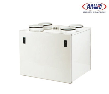 RECUPERADOR DE CALOR KOMFORT EC SB550 S14, BY PASS, CAUDAL HASTA 700M3H CON PANEL DE CONTROL
