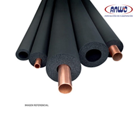  AISLACION ELASTOMÉRICA 12X13 2MT. Ø1/2  INTERNO 