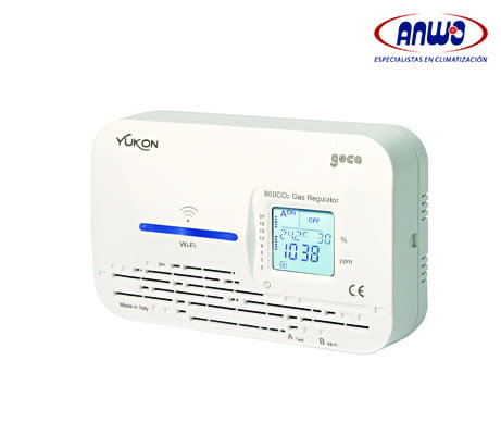 DETECTOR FIJO CO2 - CON MODULO WIFI Y SALIDA RELE