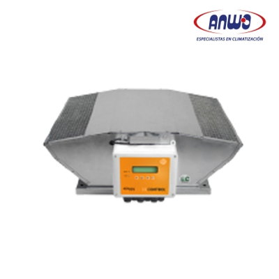 EXTRACTOR DE TECHO CENTRIFUGO CON CONTROL DE PRESION 3364M3H MOTOR EC 220V 0,50KW