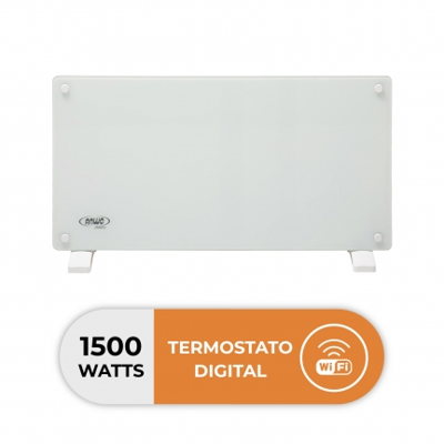 PANEL ELÉCTRICO VIDRIO ANWO NDFL.1500V 1500W C/WIFI